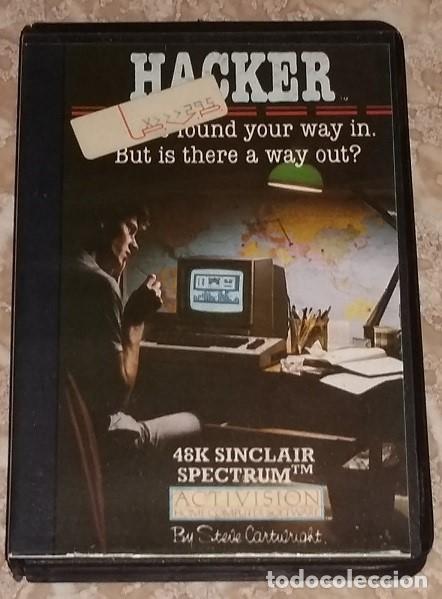 Videojuegos y consolas: Hacker 48K Sinclair Spectrum 1985 cassette - Foto 1