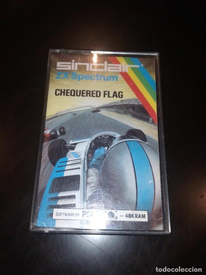 Videojuegos y consolas: JUEGO SPECTRUM CHEQUERED FLAG - Foto 1