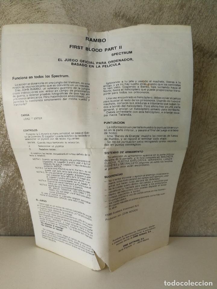 Videojuegos y consolas: JUEGO RAMBO EN ESTUCHE SPECTRUM - Foto 6