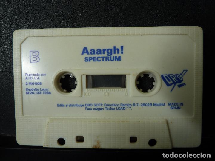 Videojuegos y consolas: JUEGO - SPECTRUM - AAARGH - Foto 2
