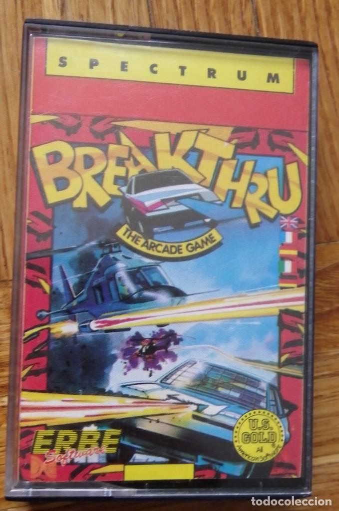Videojuegos y consolas: JUEGO BREAKTHRU PARA SPECTRUM - Foto 1