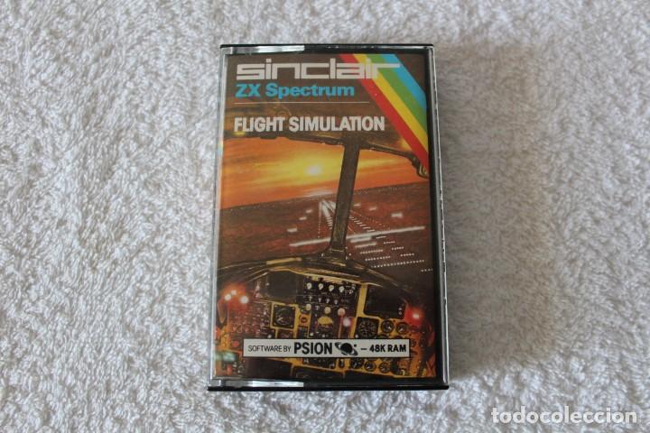 Videojuegos y consolas: SPECTRUM. SINCLAIR JUEGO: FLIGHT SIMULATION - ZX SPECTRUM 16/48 K - Foto 1