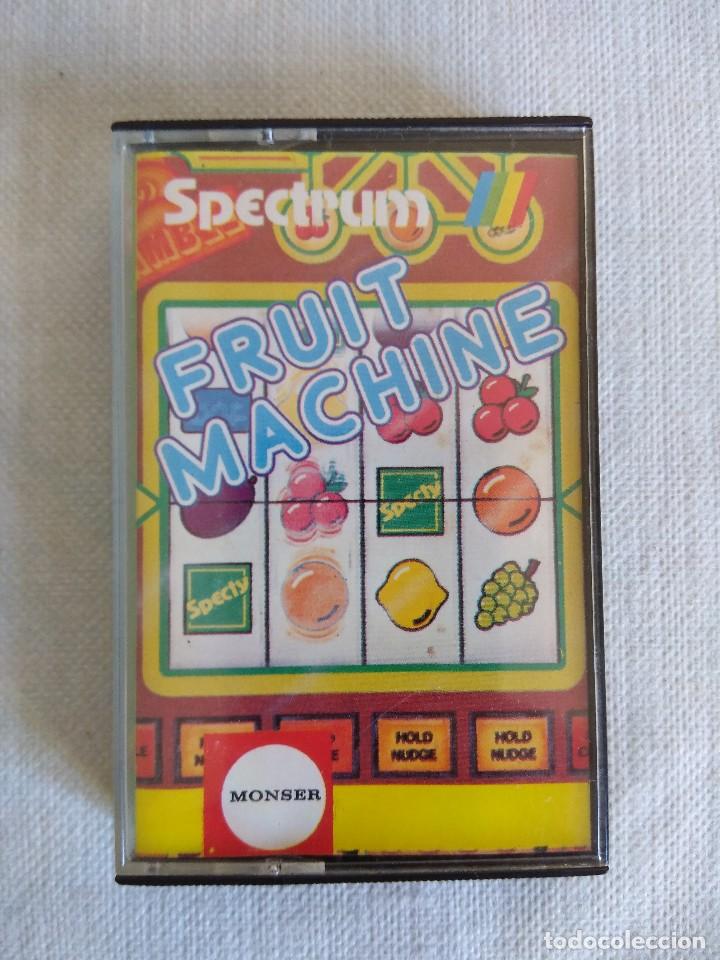 Videojuegos y consolas: JUEGO/FRUIT MACHINE SPECTRUM/ERBE. - Foto 1