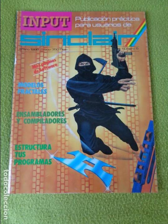 Videojuegos y consolas: Revista Input Sinclair n&uacute;mero 5 --- ZX Spectrum - Foto 1