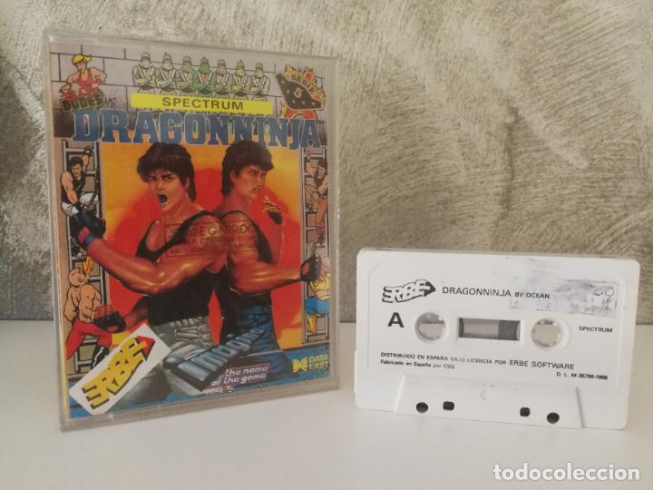 Videojuegos y consolas: DRAGON NINJA SPECTRUM CAJA GRANDE - Foto 1