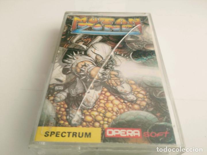 Videojuegos y consolas: ANTIGUO JUEGO PARA SPECTRUM MUTAN ZONE - Foto 1