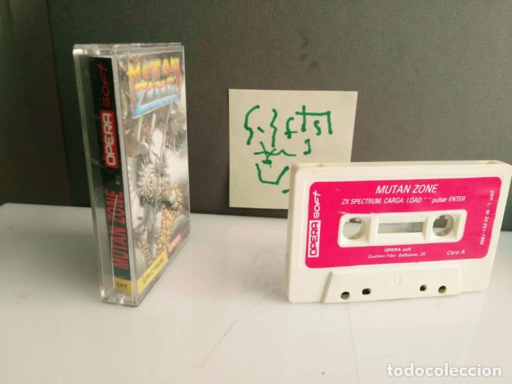 Videojuegos y consolas: ANTIGUO JUEGO PARA SPECTRUM MUTAN ZONE - Foto 3