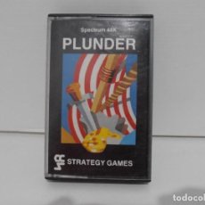 Videojuegos y Consolas: JUEGO CINTA SPECTRUM PLUNDER STRATEGY GAMES, DG EVANS 1983. Lote 140861582