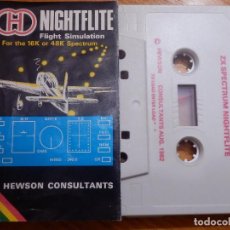 Videojuegos y Consolas: JUEGO DE CONSOLA - SPECTRUM 16 Ó 48K - NIGHTFLITE - FLIGHT SIMULATION - HEWSON CONSULTANS 1982. Lote 142837122