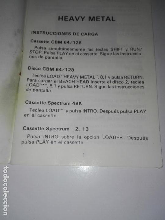 Videojuegos y Consolas: Manual instrucciones heavy metal modern land combat spectrum - Foto 3 - 145389254