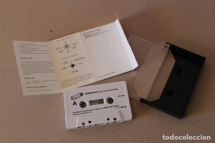 Videojuegos y consolas: SPECTRUM. BARBARIAN II (ERBE) - SINCLAIR SPECTRUM. - Foto 2