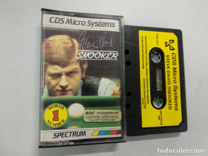 Videojuegos y consolas: JUEGO SPECTRUM STEVE DAVIS SNOOKER - Foto 1