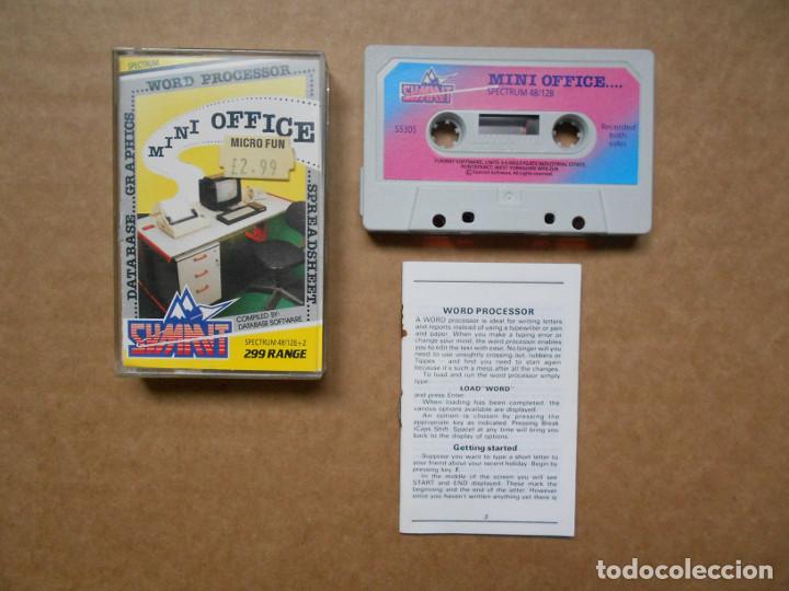 Videojuegos y consolas: MINI OFFICE - JUEGO PARA SINCLAIR ZX SPECTRUM - COMPLETO - Foto 1