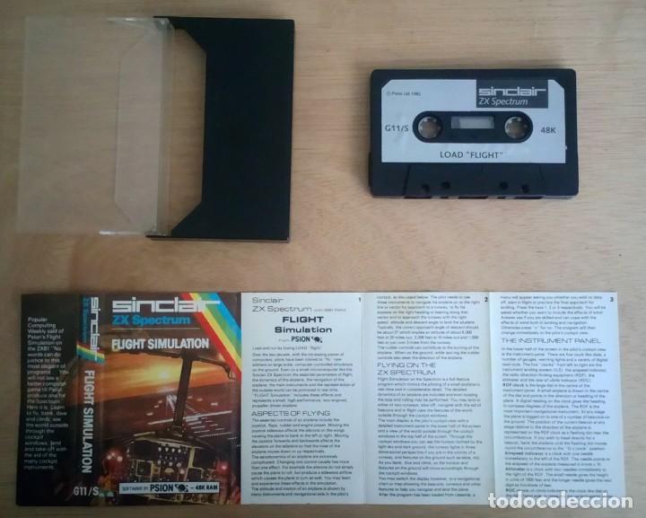 Videojuegos y consolas: Flight Simulation / Juego Spectrum Cinta / Sinclair 1982 - Foto 2