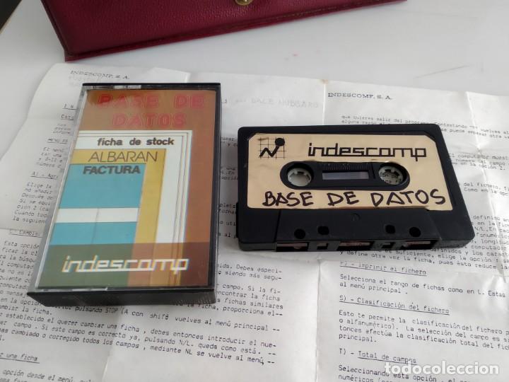 Videojuegos y consolas: JUEGO PARA SPECTRUM INDESCOMP BASE DE DATOS - Foto 1
