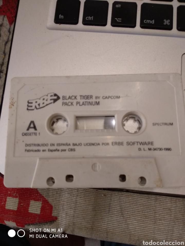 Videojuegos y consolas: BLACK TIGER ,cinta del pack platinum 1990 - Foto 1