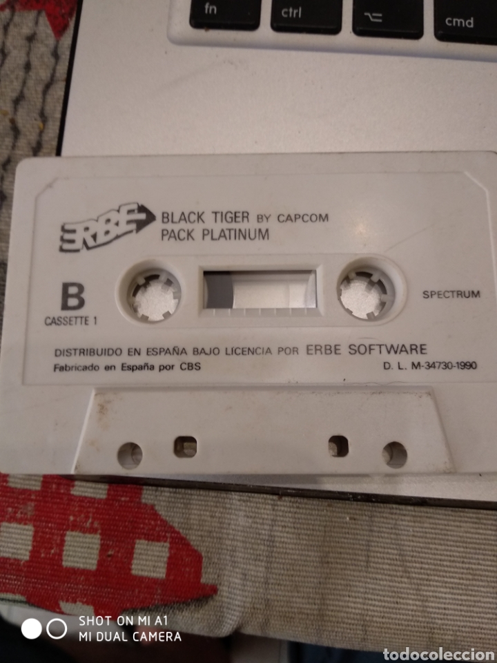 Videojuegos y consolas: BLACK TIGER ,cinta del pack platinum 1990 - Foto 2