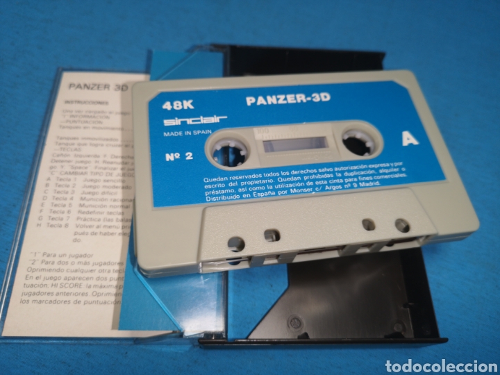 Videojuegos y consolas: Juego spectrum, panzer-3d - Foto 6