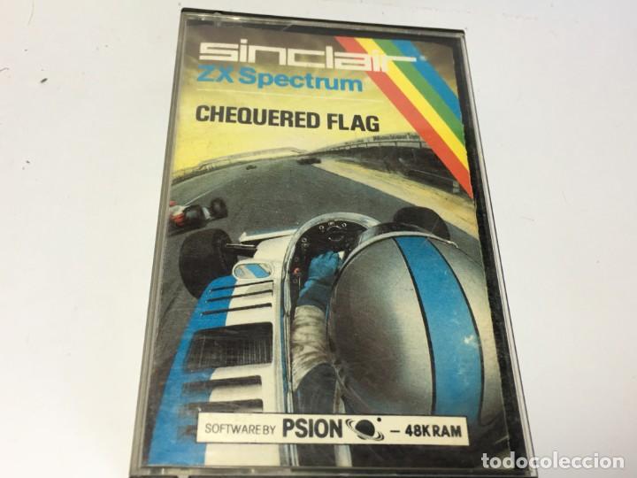 Videojuegos y consolas: JUEGO SPECTRUM CHEQUERED FLAG - Foto 1
