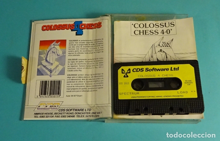 Videojuegos y consolas: COLOSSUS 4 CHESS. SPECTRUM CINTA. CAJA E INSTRUCCIONES - Foto 2