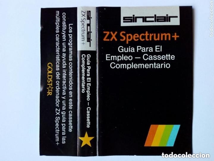 Videojuegos y Consolas: (1984) Sinclair ZX SPECTRUM + 48K (Cassette: Guía para el empleo - Cassette Complementario) Goldstar - Foto 1 - 287334673