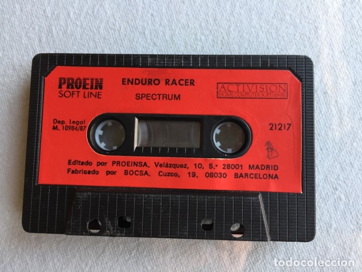 Videojuegos y consolas: Enduro Racer - Foto 1