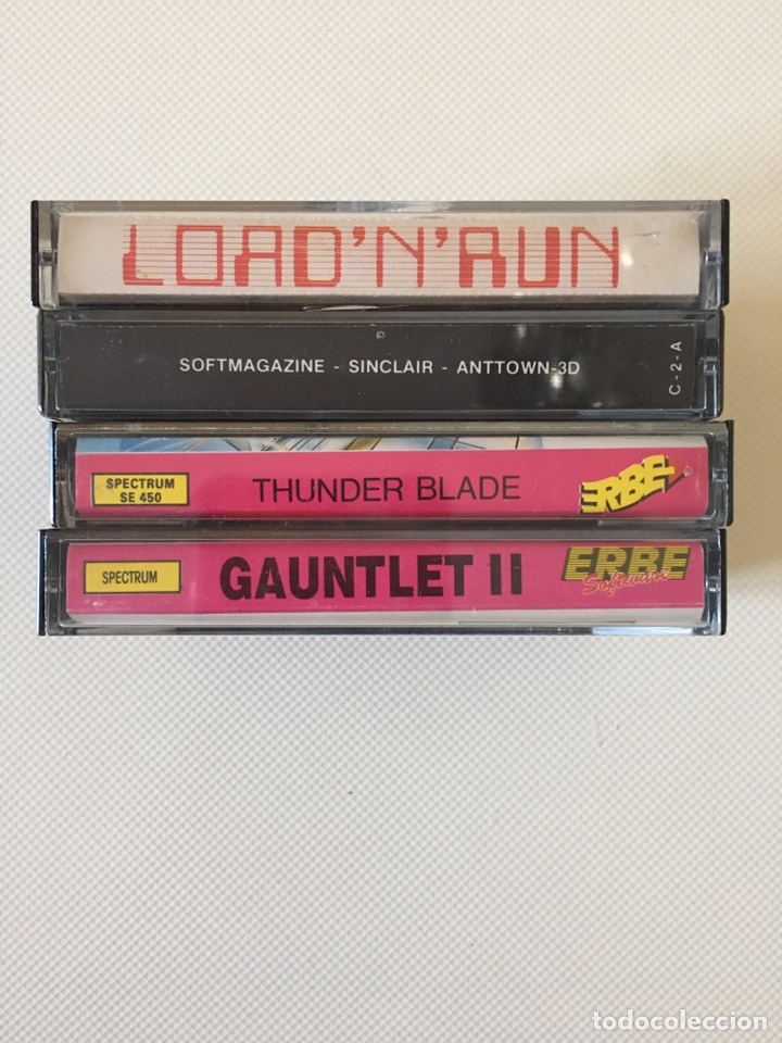 Videojuegos y consolas: SPECTRUM- LOAD &rsquo;N&rsquo; RUN - GAUNTLET II - THUNDER BLADE - ANTTOWN-3D - Foto 2