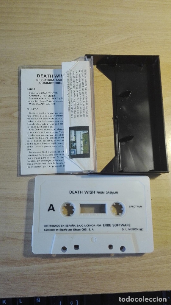 Videojuegos y consolas: JUEGO SPECTRUM DEATH WISH 3 - Foto 2