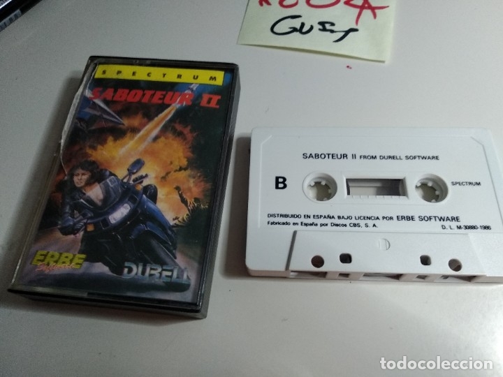 Videojuegos y consolas: antigoa juego spectrum saboteur 2 - Foto 3