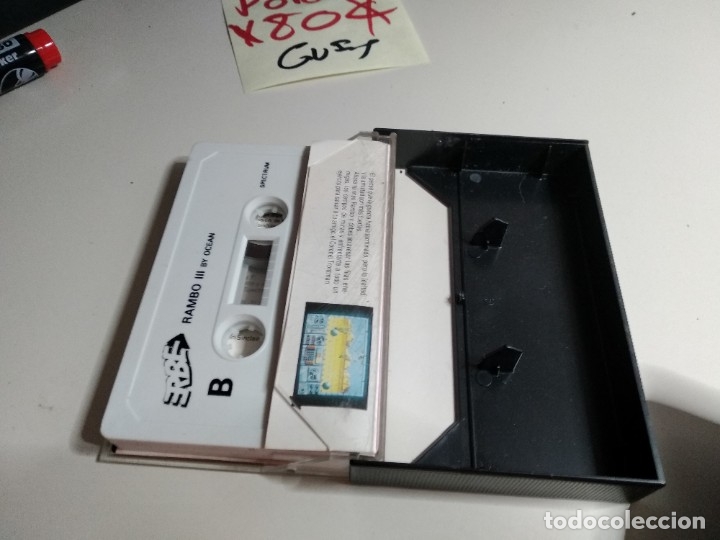 Videojuegos y consolas: ANTIGUO juego spectrum RAMBO 3 - Foto 3