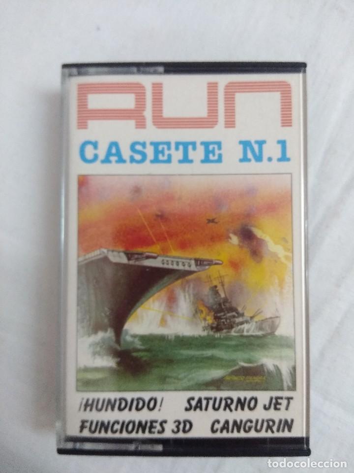 Videojuegos y consolas: CASETE SPECTRUM/PROGRAMAS RUN N1. - Foto 1