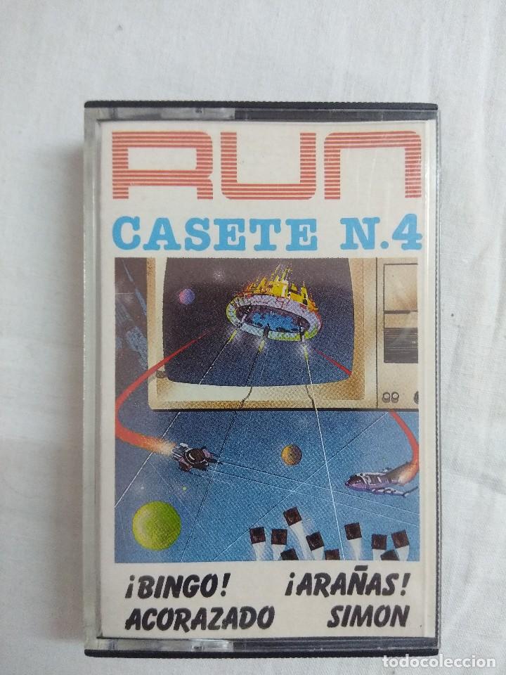 Videojuegos y consolas: CASETE SPECTRUM/PROGRAMAS RUN N&ordm;4. - Foto 1