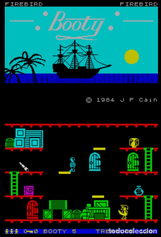 Videojuegos y consolas: Booty [Firebird Software Ltd] 1984 [ZX SPECTRUM] Currah MicroSpeech - Foto 3
