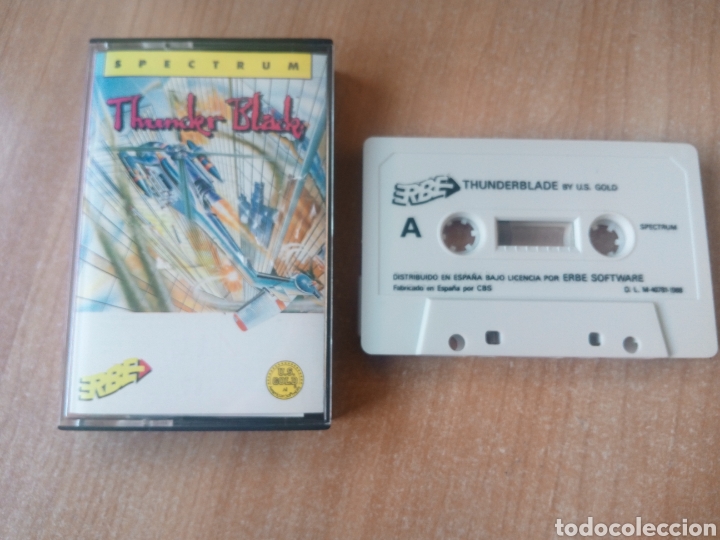Videojuegos y consolas: THUNDER BLADE- SPECTRUM - Foto 1