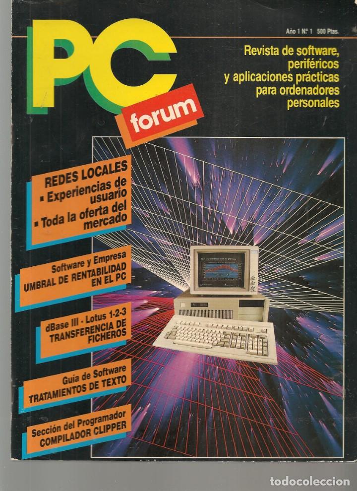 Videojuegos y consolas: PC FORUM. N&ordm; 1. 1987.  (Z/28) - Foto 1
