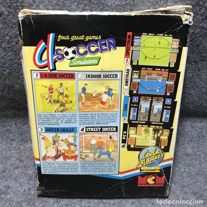 Videojuegos y consolas: 4 SOCCER SIMULATORS SINCLAIR ZX SPECTRUM - Foto 2