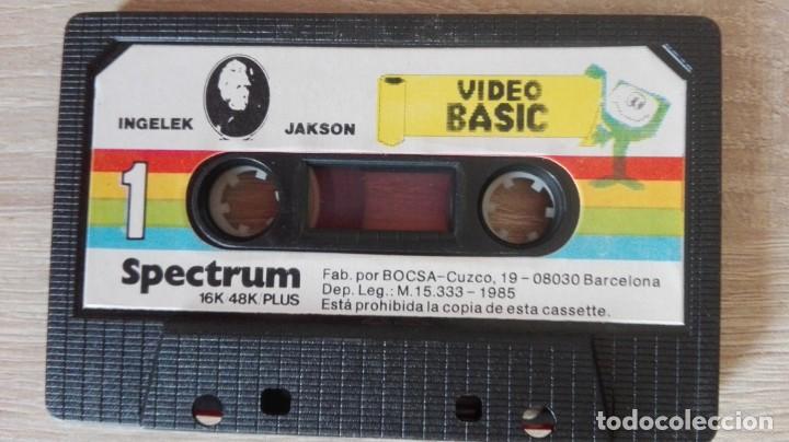 Videojuegos y consolas: VIDEO BASIC 1-CASSETTE SPECTRUM-INGELEK JAKSON-A&Ntilde;O 1985 - Foto 5