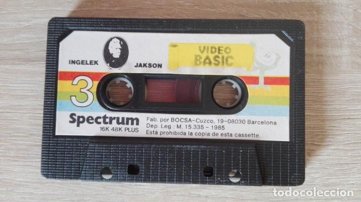 Videojuegos y consolas: VIDEO BASIC 3-CASSETTE SPECTRUM-INGELEK JAKSON-A&Ntilde;O 1985 - Foto 6