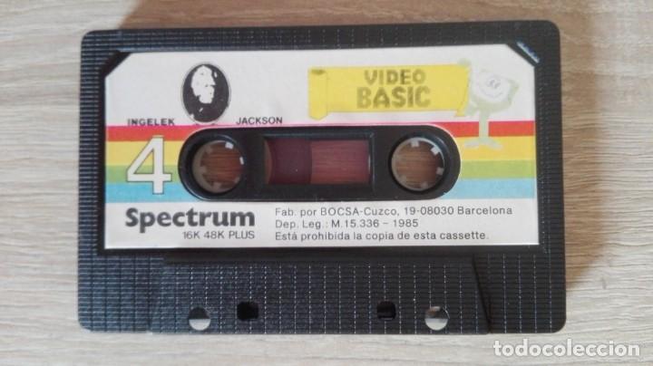 Videojuegos y consolas: VIDEO BASIC 4-CASSETTE SPECTRUM-INGELEK JAKSON-A&Ntilde;O 1985 - Foto 5