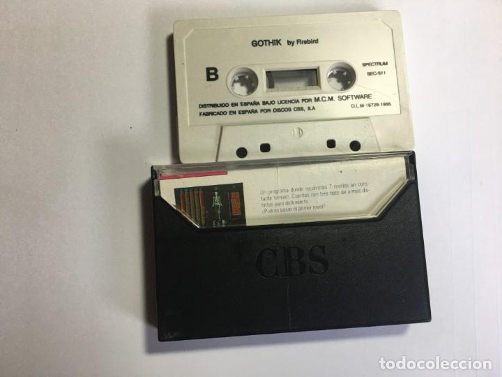Videojuegos y consolas: JUEGO SPECTRUM GOTHIK - Foto 2