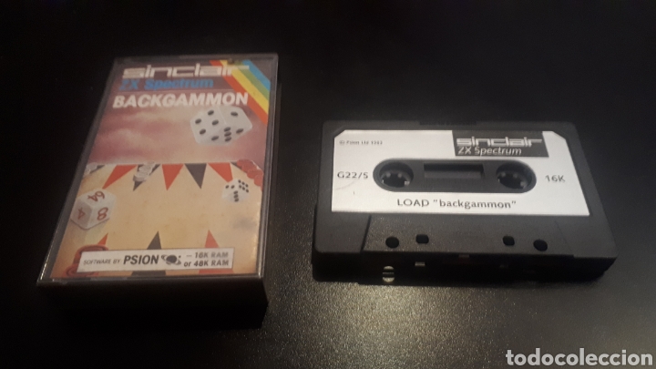 Videojuegos y consolas: Juego BACKGAMMON PARA ZX SPECTRUM SINCLAIR - Foto 1