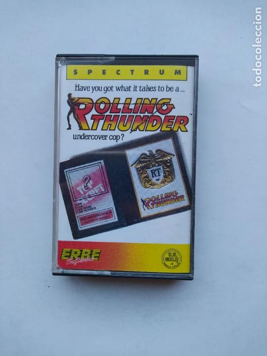 Videojuegos y consolas: ROLLING THUNDER. UNDECOVER COP? SPECTRUM. TDKCST12 - Foto 1