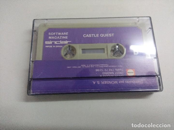 Videojuegos y consolas: CASETE SPECTRUM/CASTLE QUEST. - Foto 3
