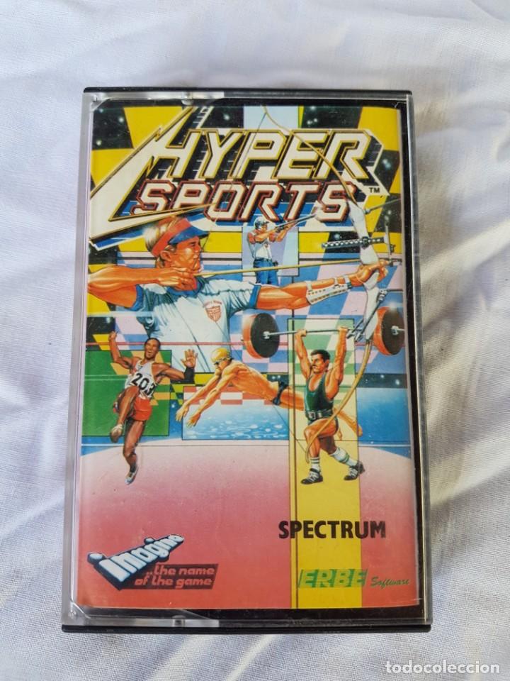 Videojuegos y consolas: Videojuego spectrum cinta hyper sports - Foto 1