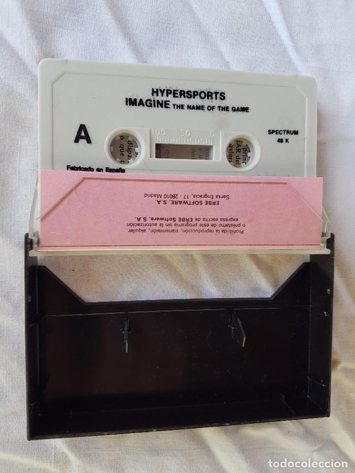 Videojuegos y consolas: Videojuego spectrum cinta hyper sports - Foto 2
