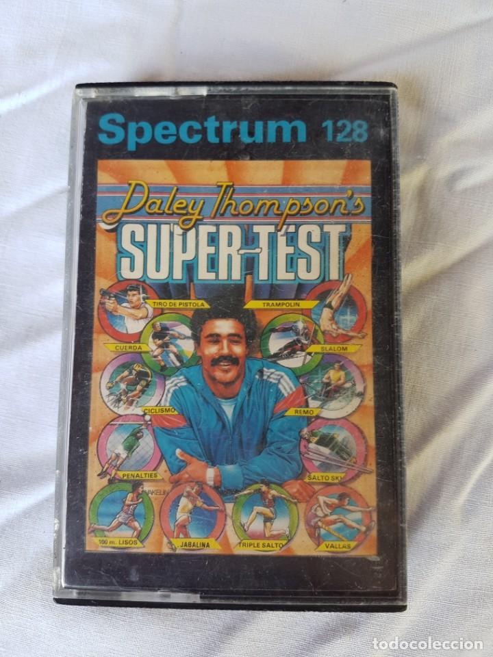 Videojuegos y consolas: Videojuego spectrum cinta super test - Foto 1