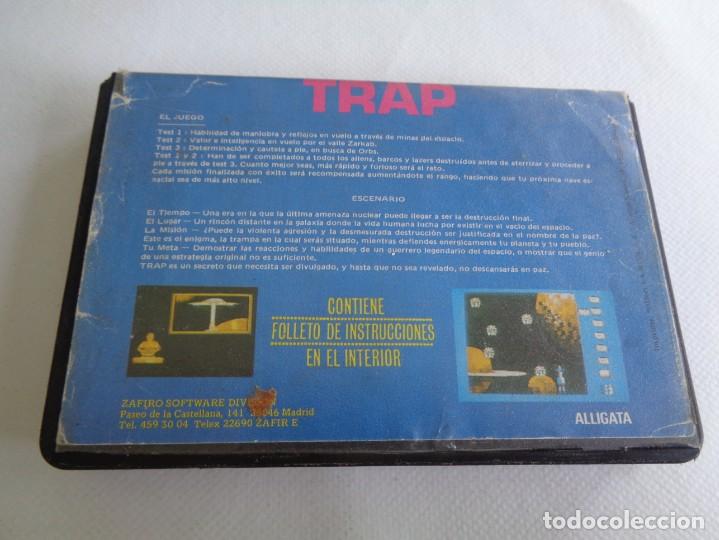 Videojuegos y consolas: JUEGO DE SPECTRUM TRAP SPANISH VERSION 1986 COBRA VERSION ESTUCHE - Foto 2