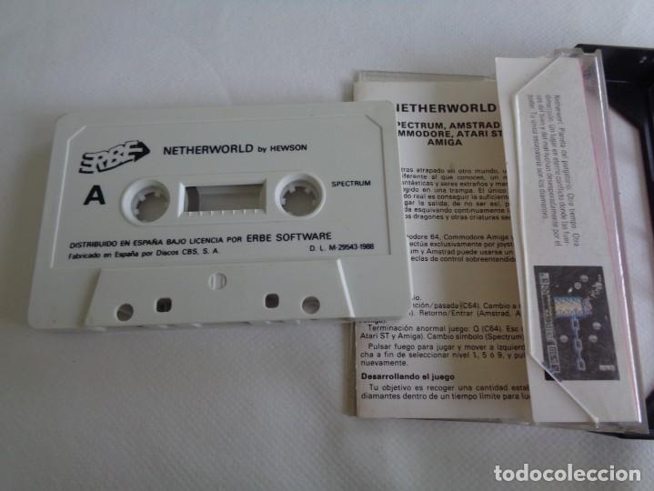 Videojuegos y consolas: Juego Netherworld para Spectrum - Foto 4
