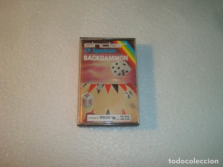 Videojuegos y consolas: blank tape y load flight 1982 spectrum con la caratula de backgammon - Foto 2