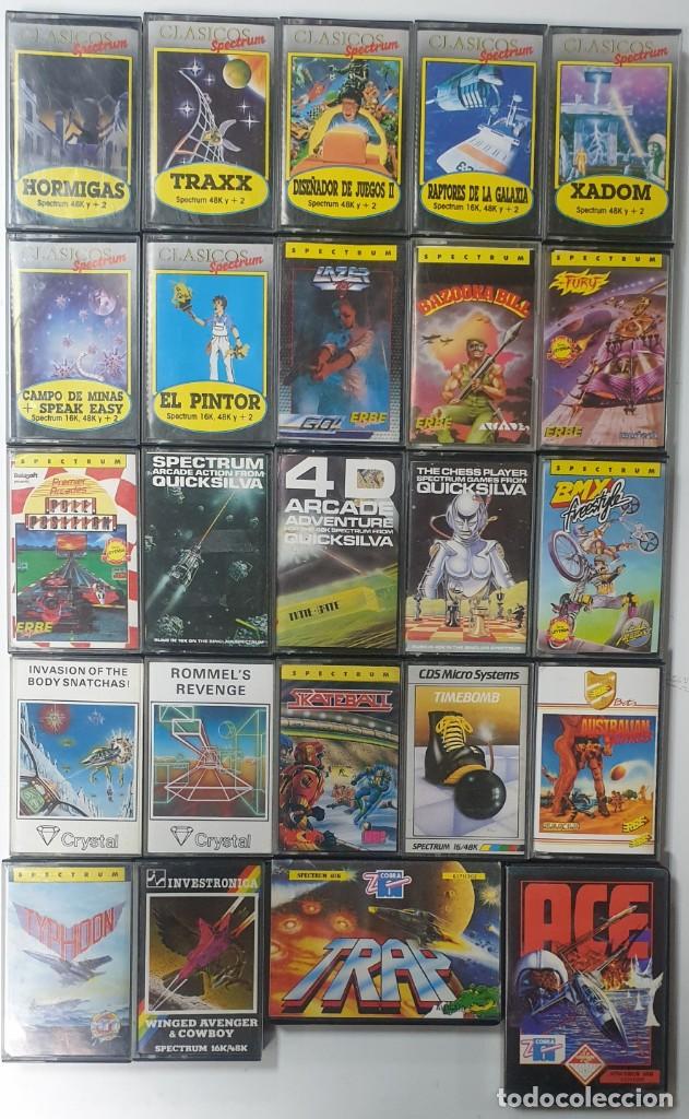 Lote 24 Juegos De Ordenador Spectrum - Comprar Videojuegos Y Consolas ...